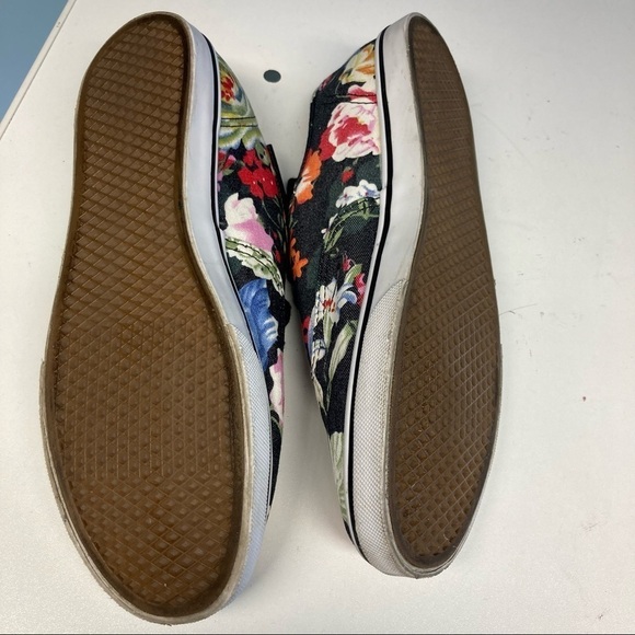 VANS OFF THE WALL Sz 7 Floral Sneakers Like New Condition Sz 7 W Sz 5.5 M - Picture 6 of 8